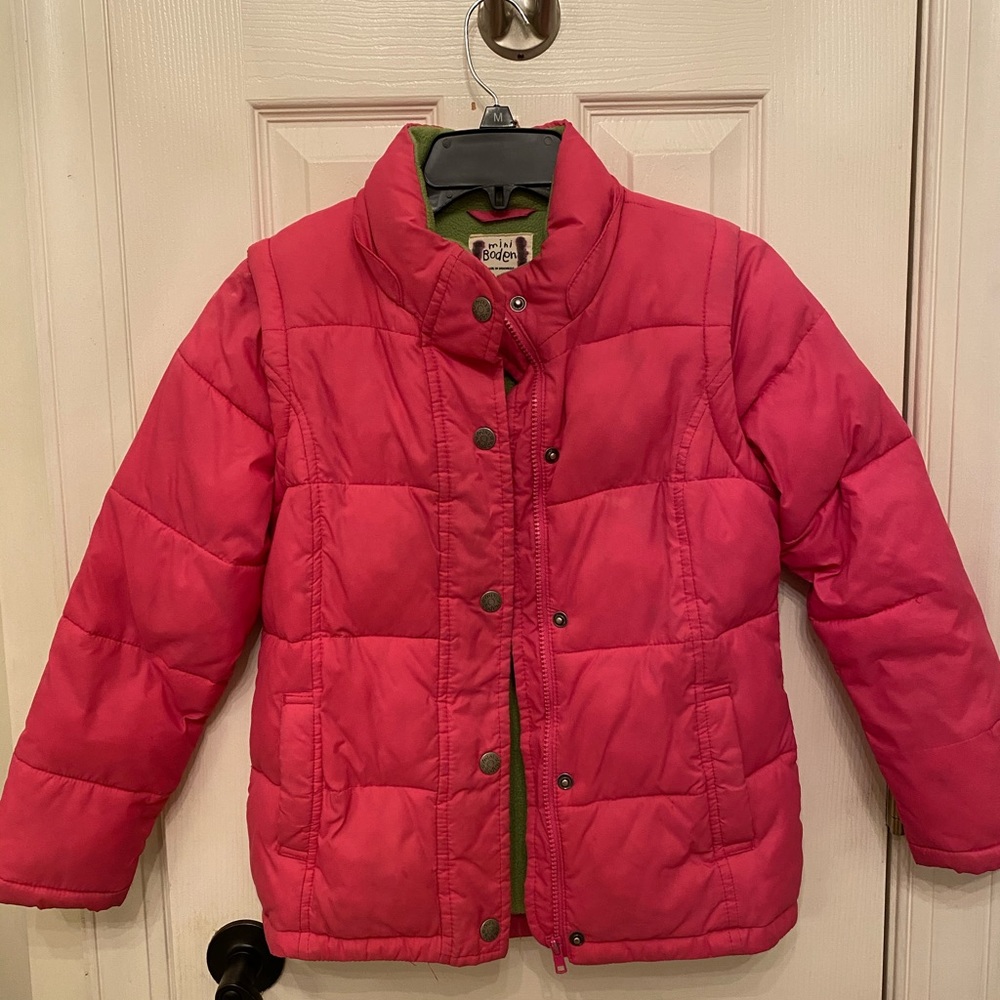 Girls Mini Boden puffer jacket !!